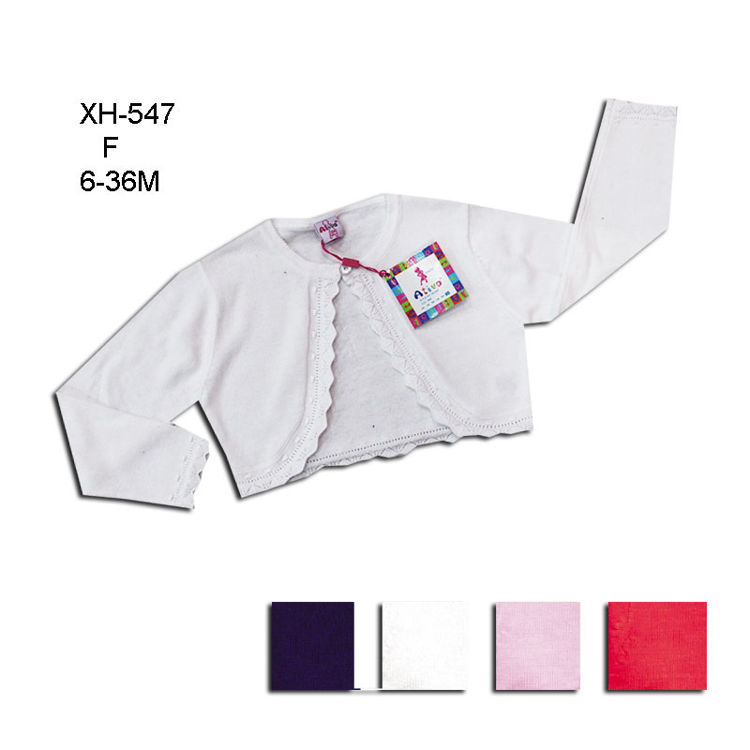 Picture of XH547- GIRLS HIGH QUALITY COTTON BOLERO -